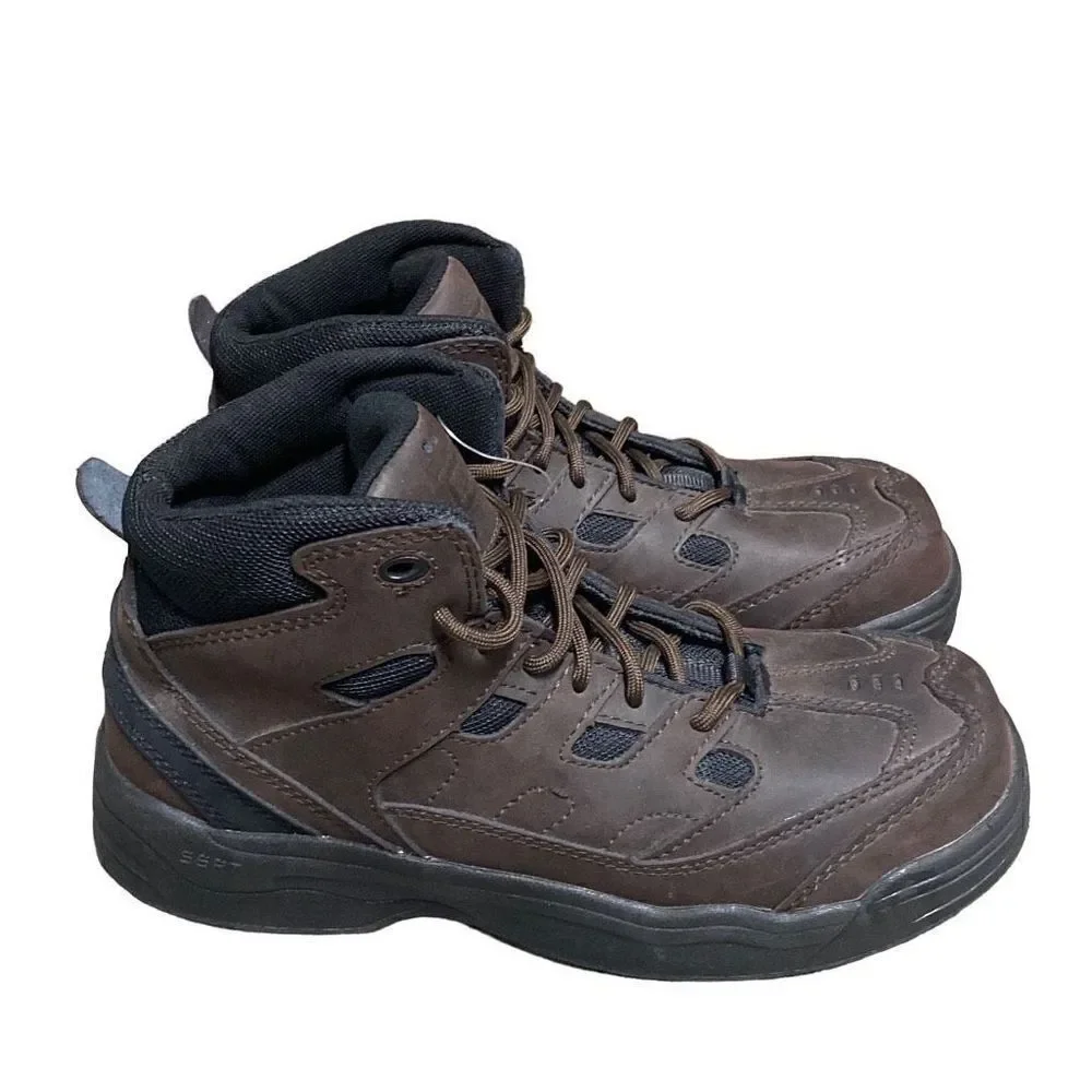 Red Wing Worx Brown Non Metallic Safety Toe Hiker Boot Size 7 NEW